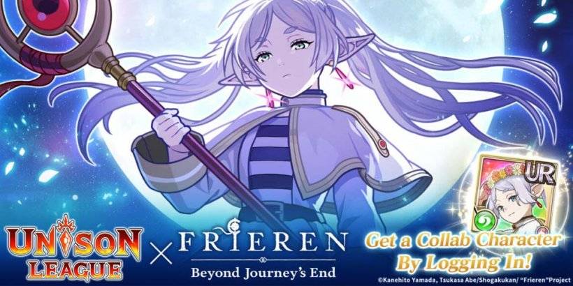 Unison League는 Frieren과 협력합니다 : 크로스 오버 케이크를위한 Journey 's End의 끝