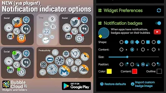 Bubble Cloud Widgets + Folders Скриншот 2