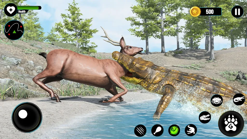 Schermata Crocodile Attack Animal games 1