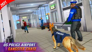 US Police Dog Games : Airport Crime Police Games スクリーンショット 3