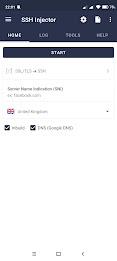 SSH Injector - Tunnel VPN ဖန်သားပြင်ဓာတ်ပုံ 1