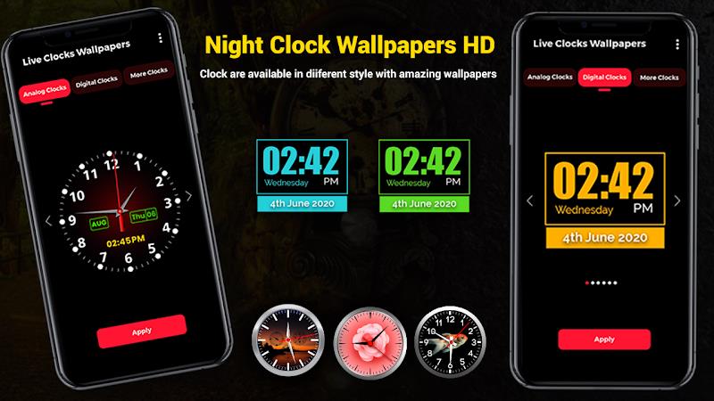 Smart Digital Clock Wallpapers ภาพหน้าจอ 3