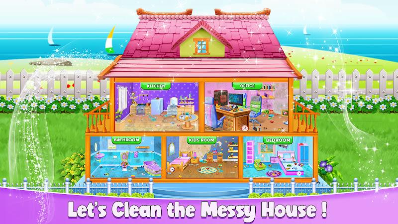 Messy House Cleaning Game應用截圖第2張
