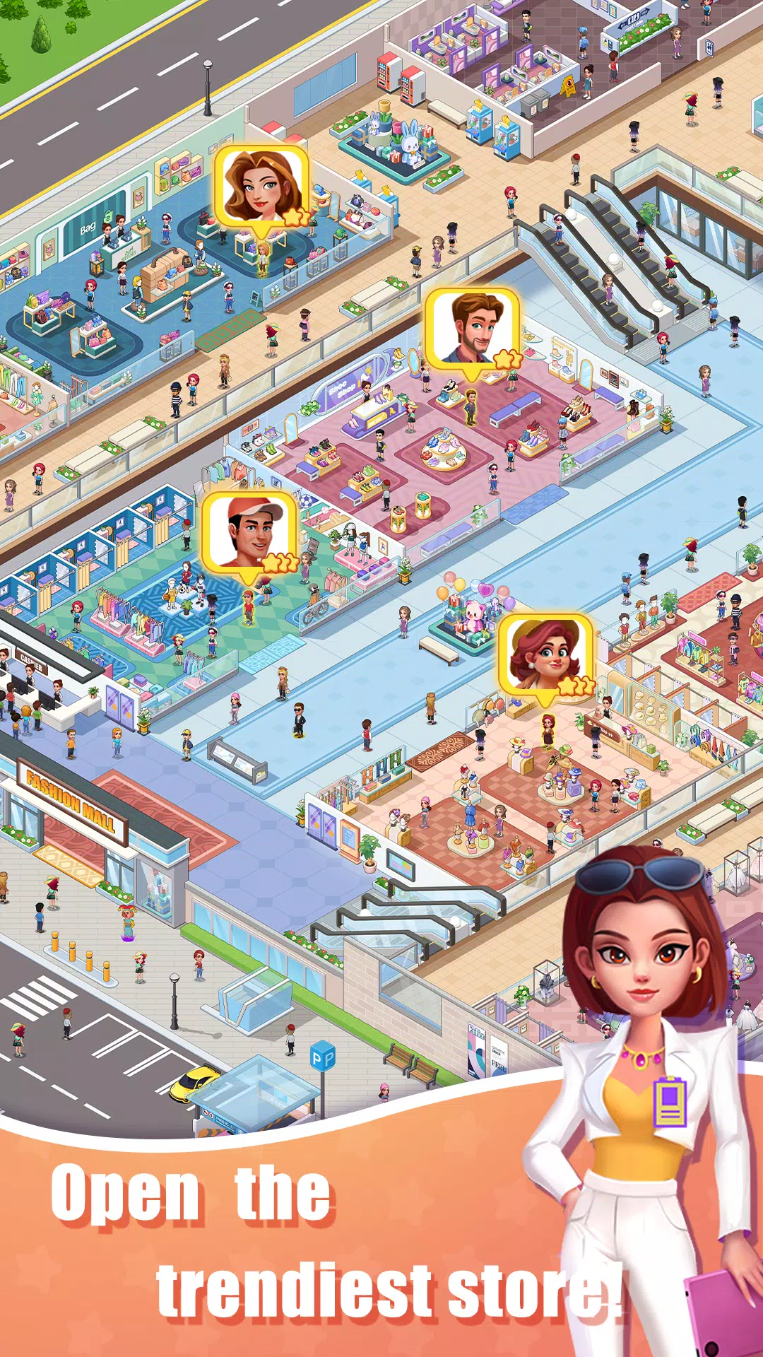 Idle Shopping Mall - Tycoon應用截圖第1張