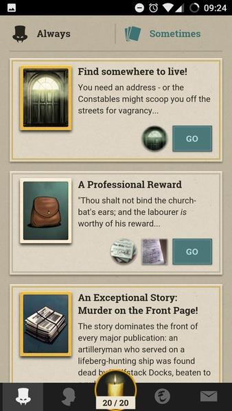 Fallen London Скриншот 1