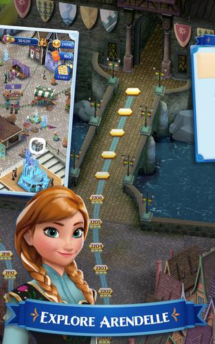 Disney Frozen Free Fall Games Скриншот 4