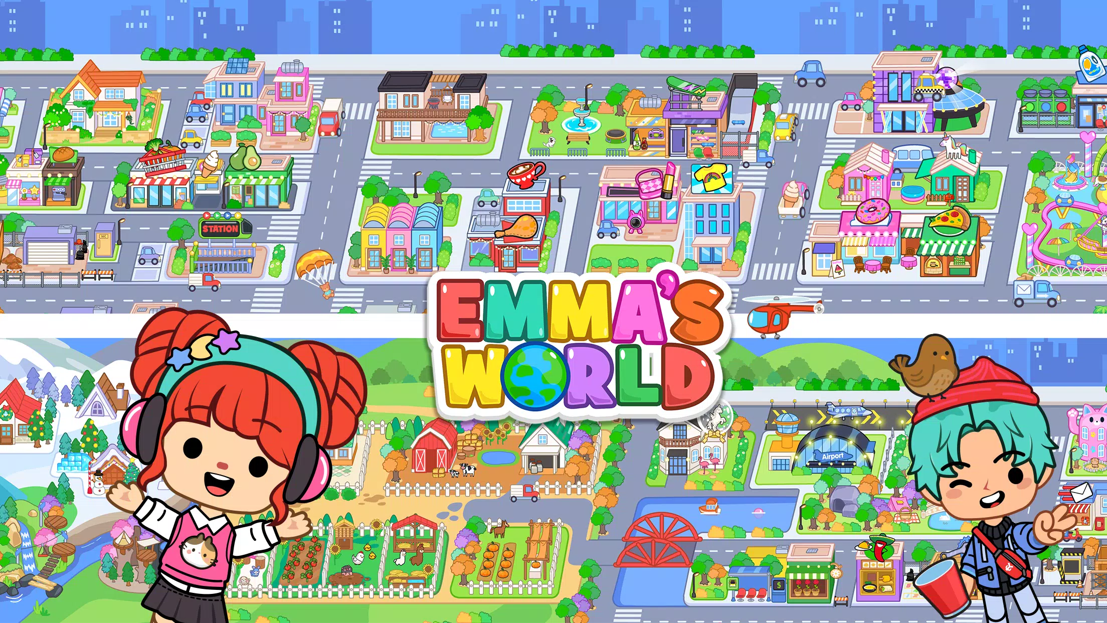 Emma’s World - Town & Family应用截图第2张