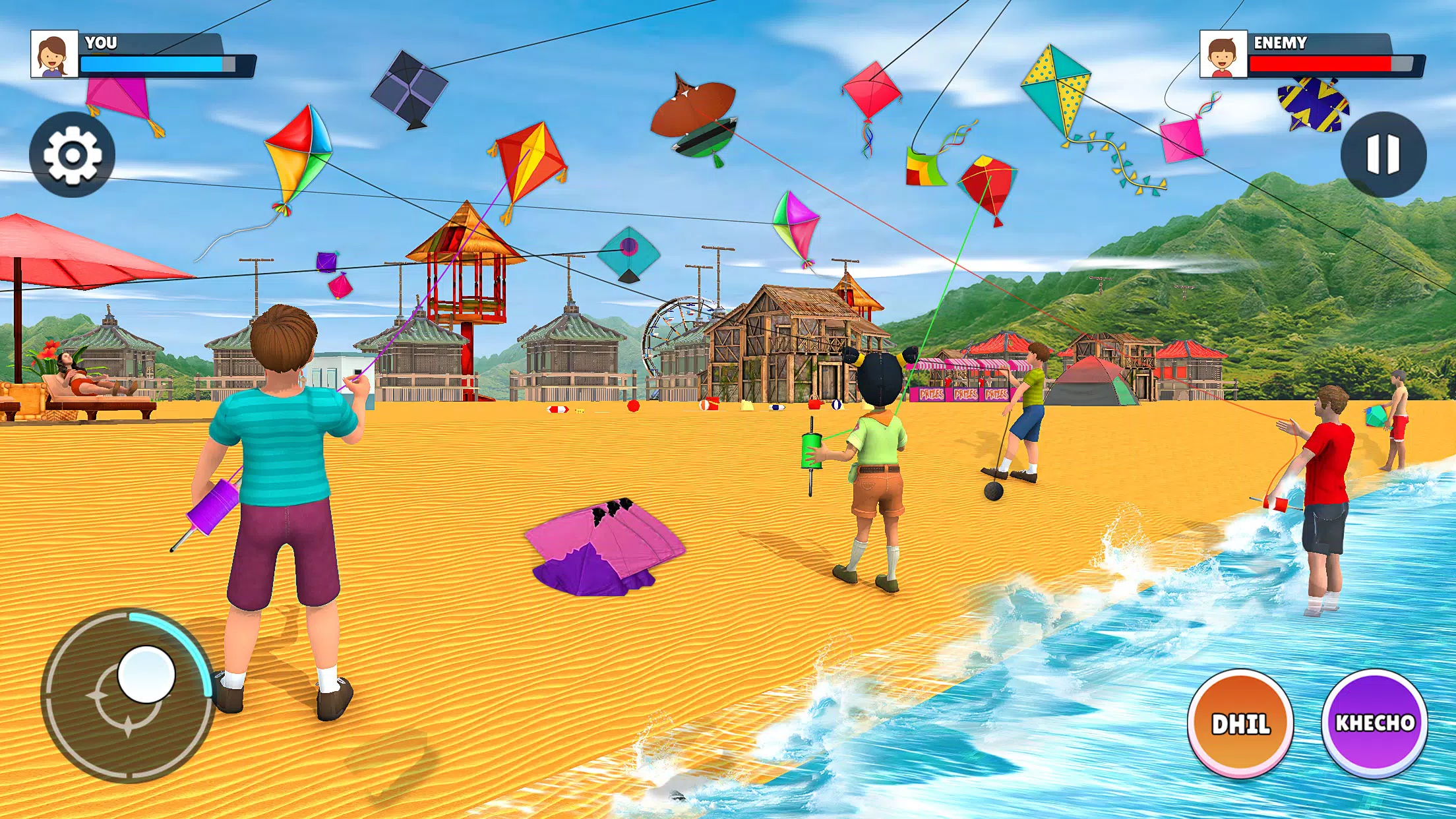 Kite Flying 3D - Pipa Combate Captura de pantalla 4