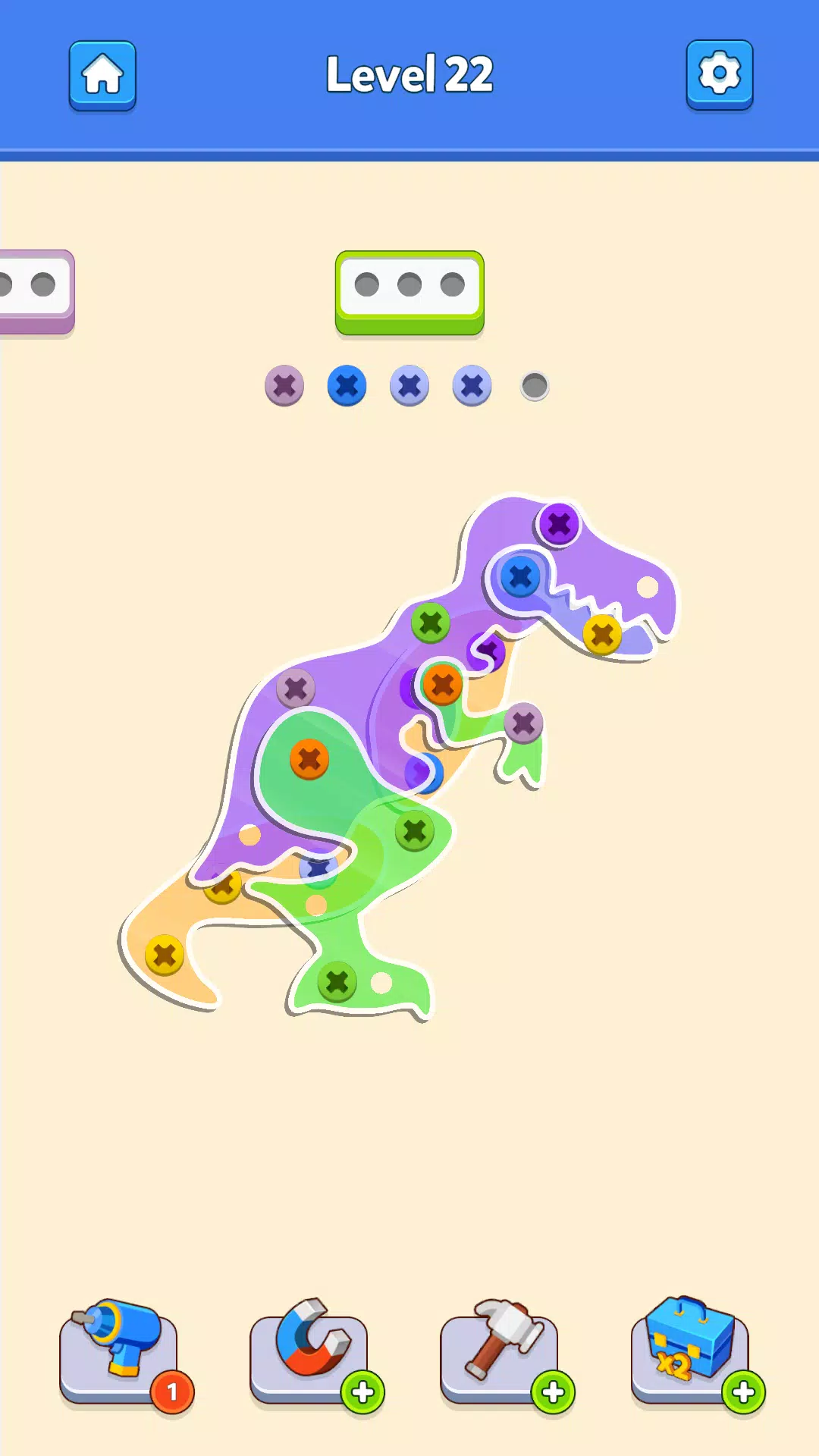 Screw Pin Jam Puzzle Nuts Bolt स्क्रीनशॉट 2