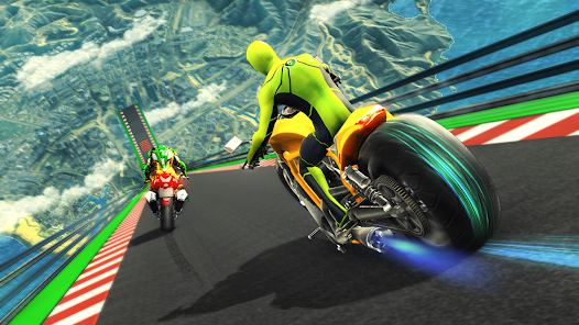Super Hero Bike: Racing Game Capture d'écran 1