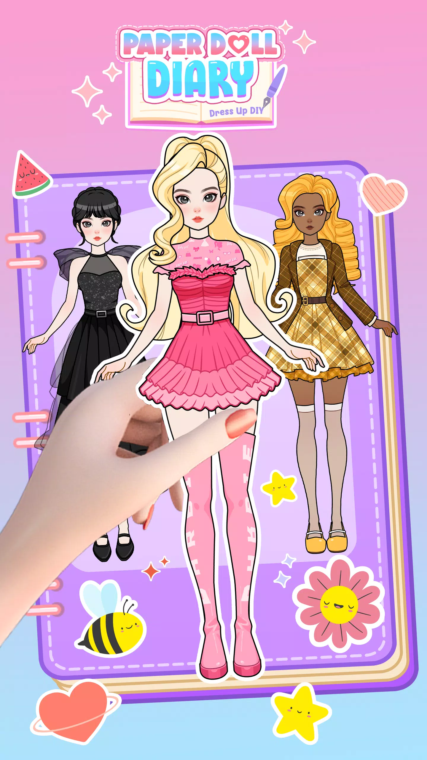 Paper Doll Diary: Dress Up DIY Скриншот 1