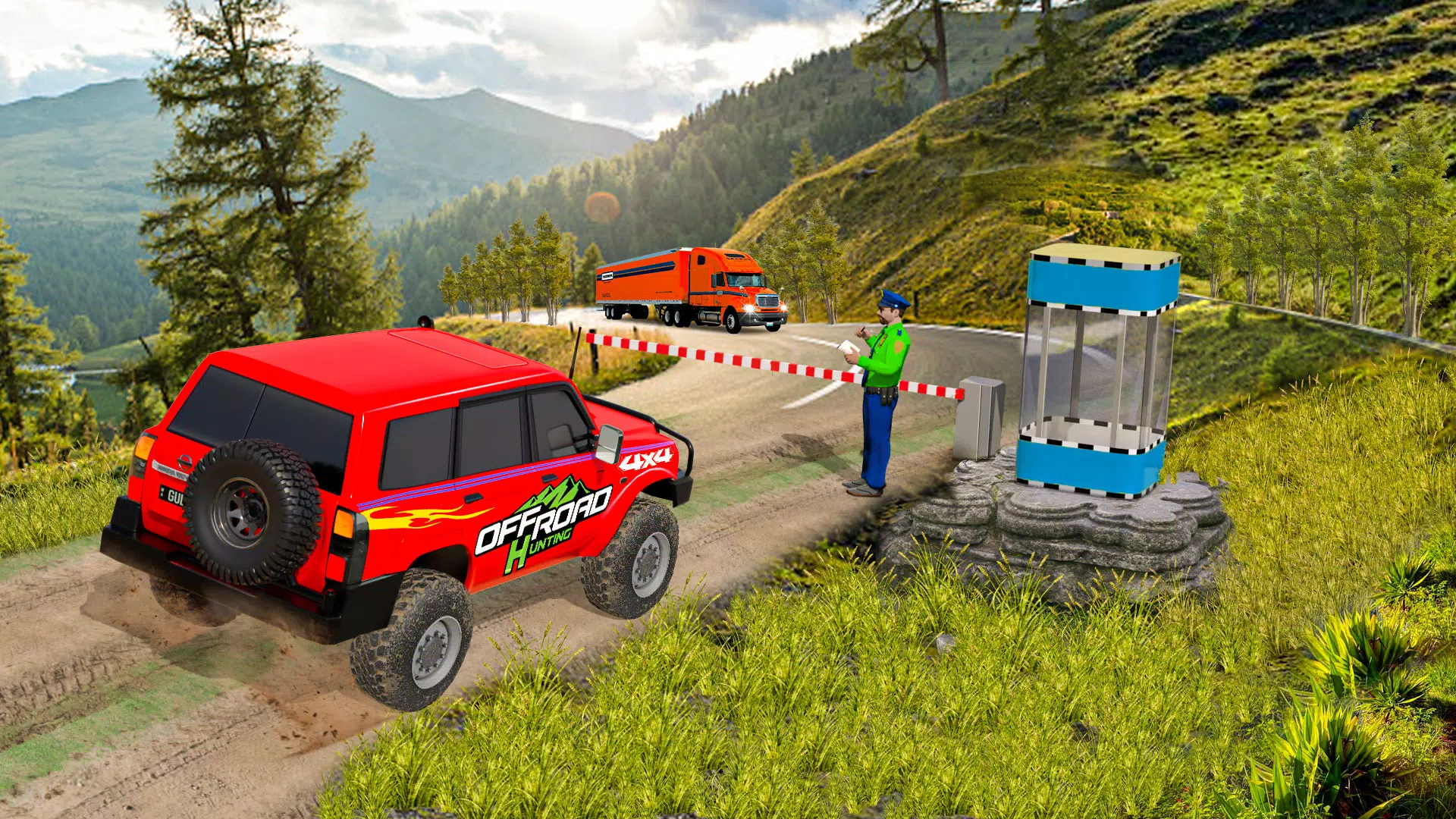 Off The Road-Hill Driving Game ภาพหน้าจอ 2