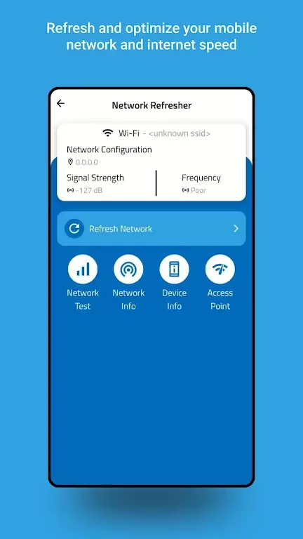 Schermata Signal Strength Test & Refresh 1