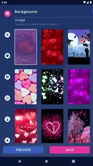 Love Hearts Live HD Wallpaper ภาพหน้าจอ 1