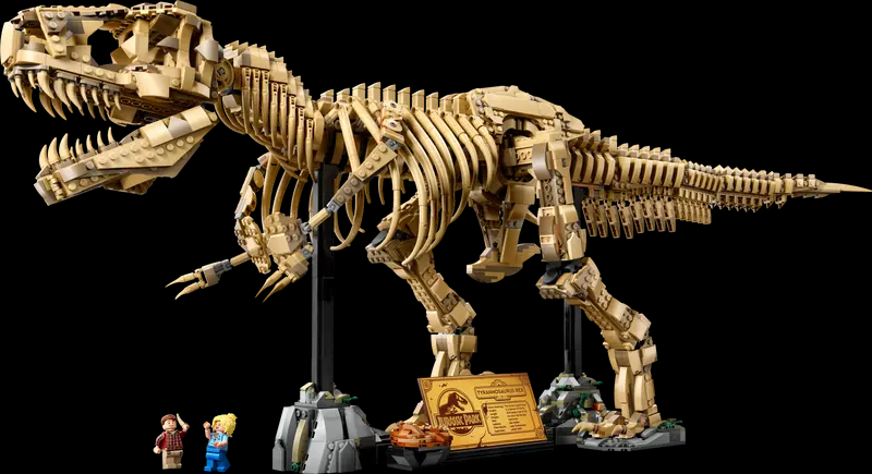 LEGO tiết lộ bộ xương T-Rex rộng 3 feet của Công viên Jurassic