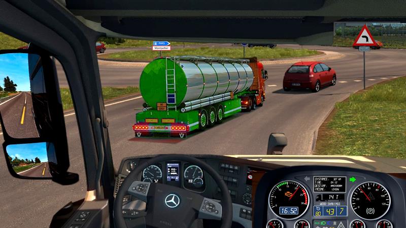 Truck Sim :Modern Tanker Truck 스크린샷 2