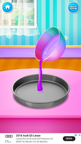 Unicorn Food - Sweet Rainbow Cake Desserts Bakery Ekran Görüntüsü 4