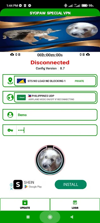Syopaw Special VPN Ảnh chụp màn hình 3