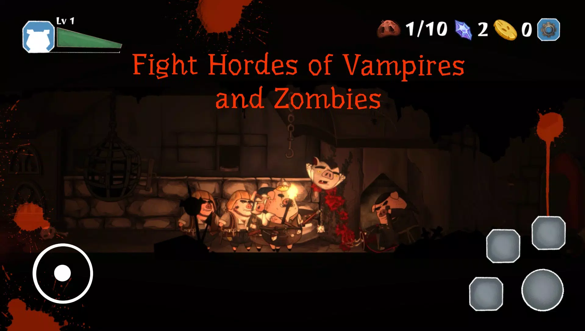 Pigs Wars: Vampire Blood Moon スクリーンショット 3