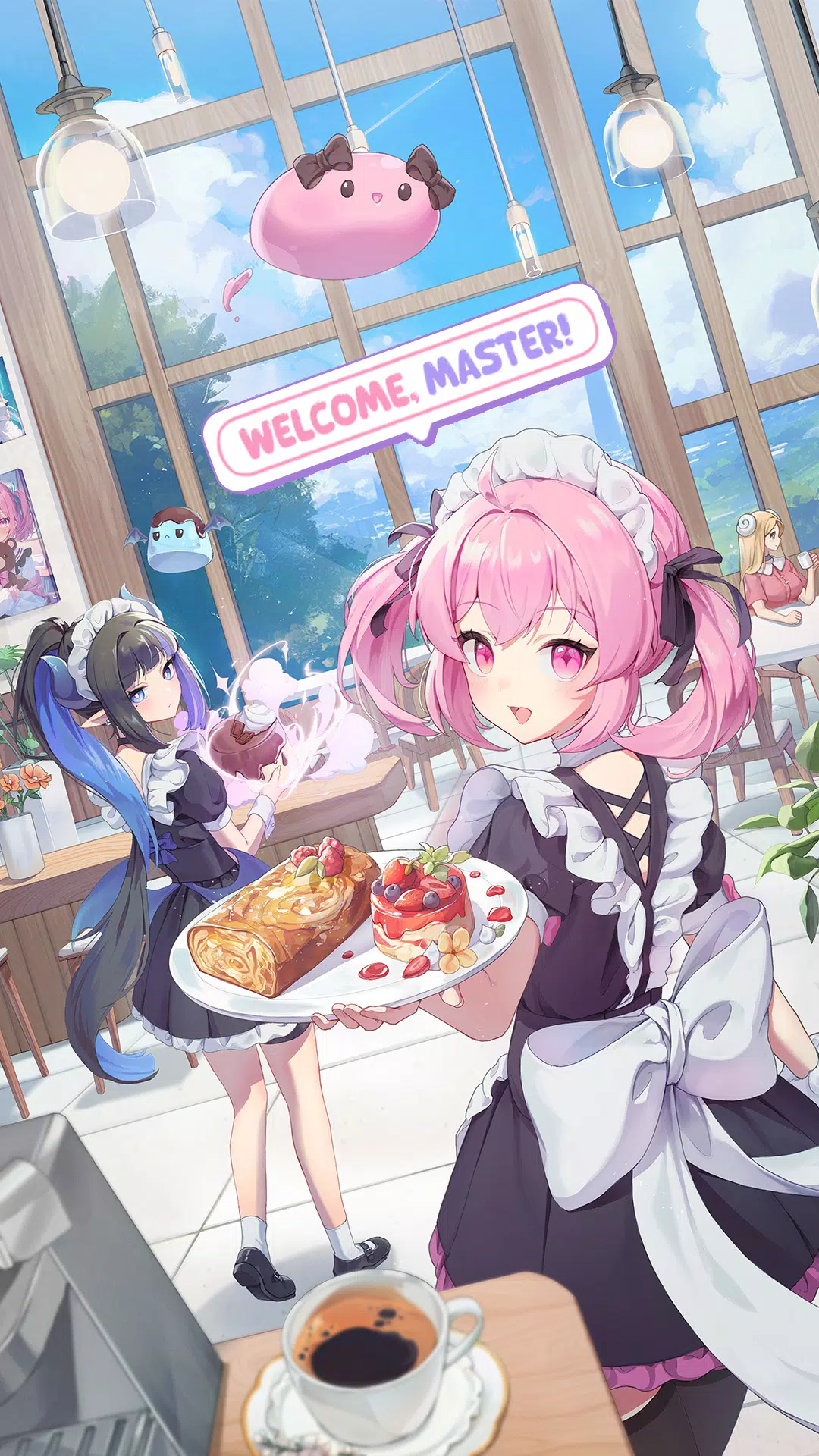 Merge Maid Cafe - Isekai Story Capture d'écran 1