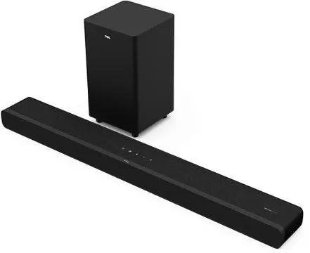 TCL Alto 8 Plus soundbar with wireless subwoofer
