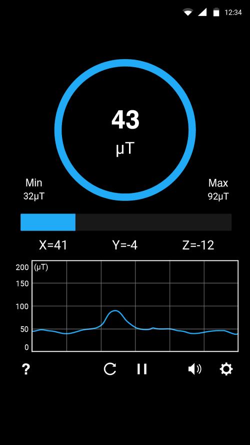 Metals Detector: EMF detector Screenshot 1