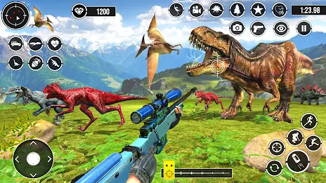 Real Dino Hunting 3D shooting Скриншот 4
