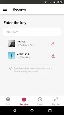 Schermata Send Anywhere (File Transfer) 3