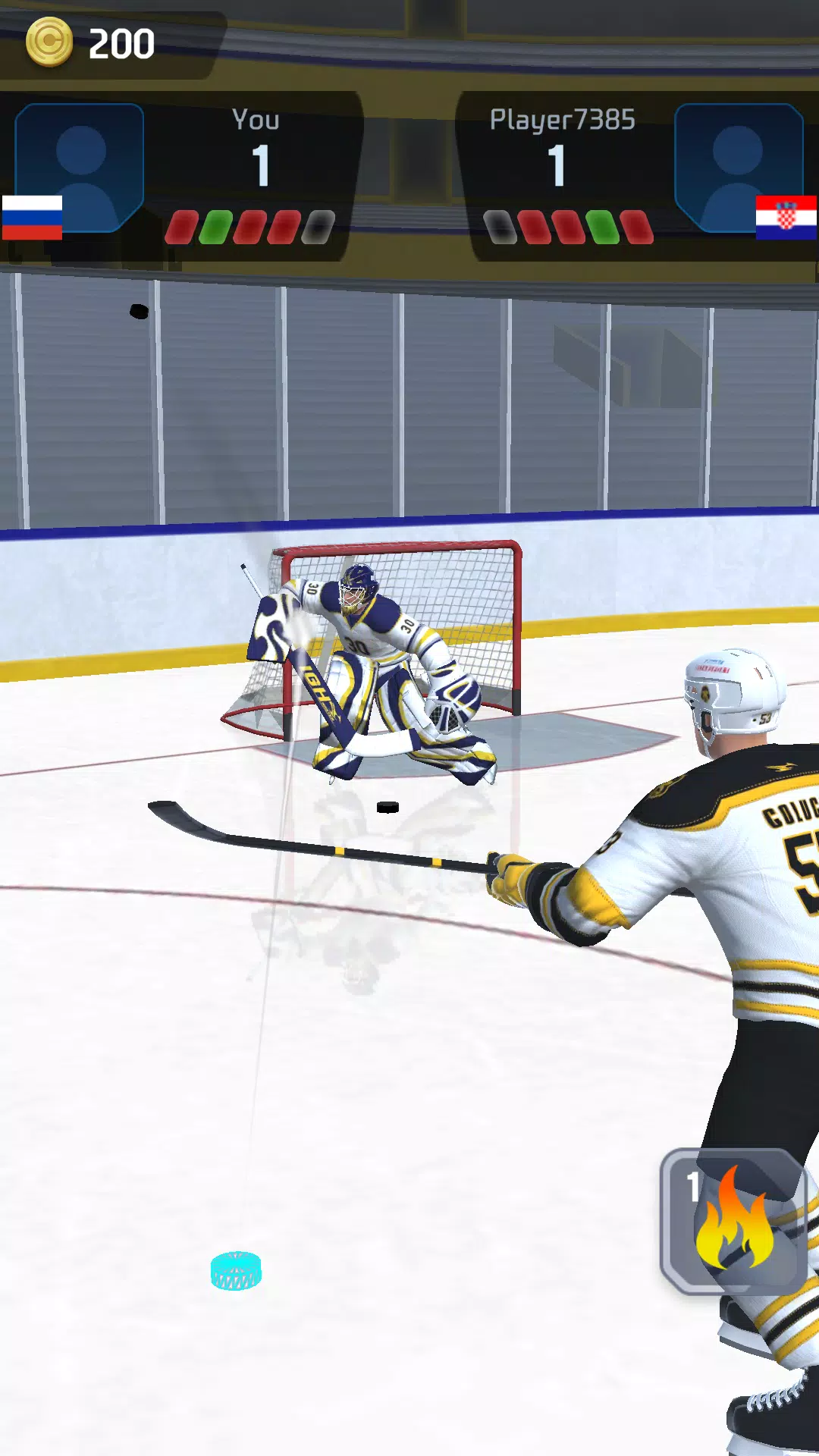 Hockey Game Stars 3D Скриншот 3