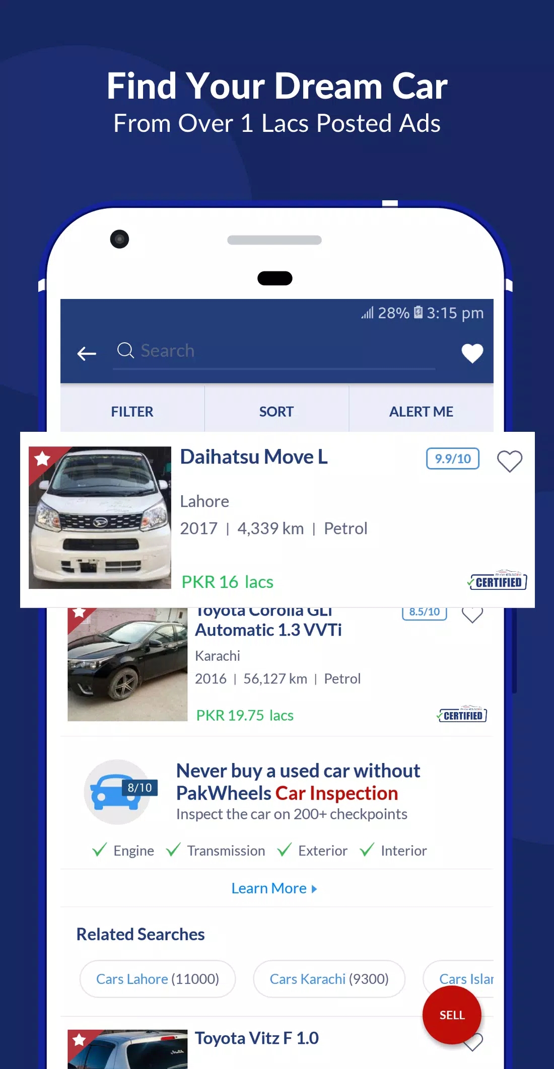 PakWheels Скриншот 3