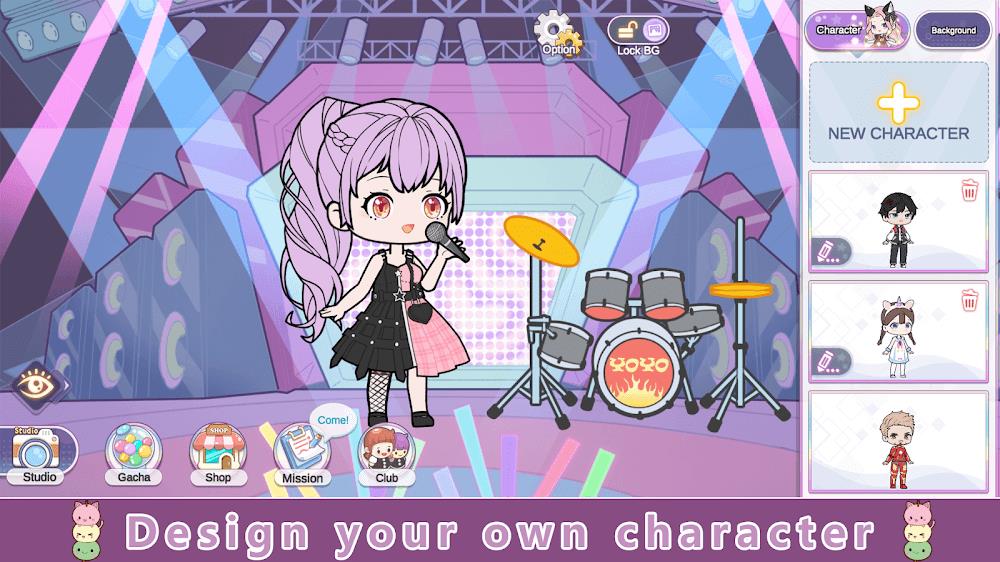 YOYO Doll: Gacha Anime Life Captura de pantalla 1