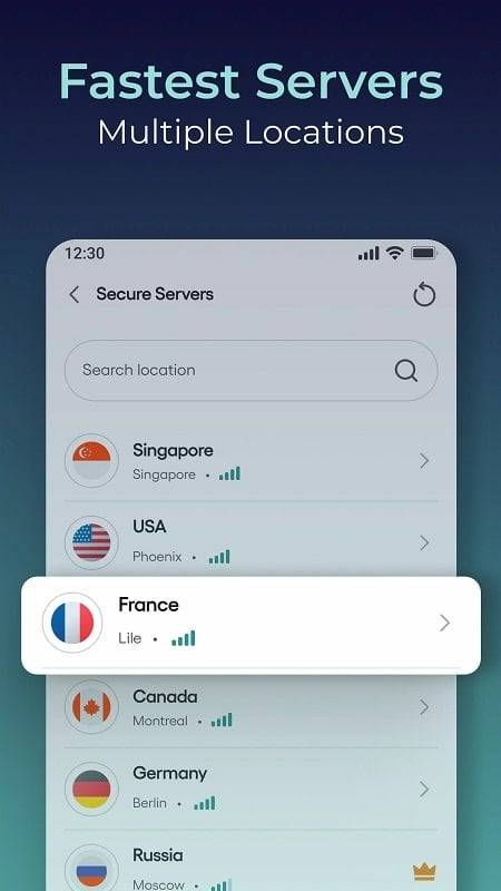 Surge VPN ဖန်သားပြင်ဓာတ်ပုံ 4