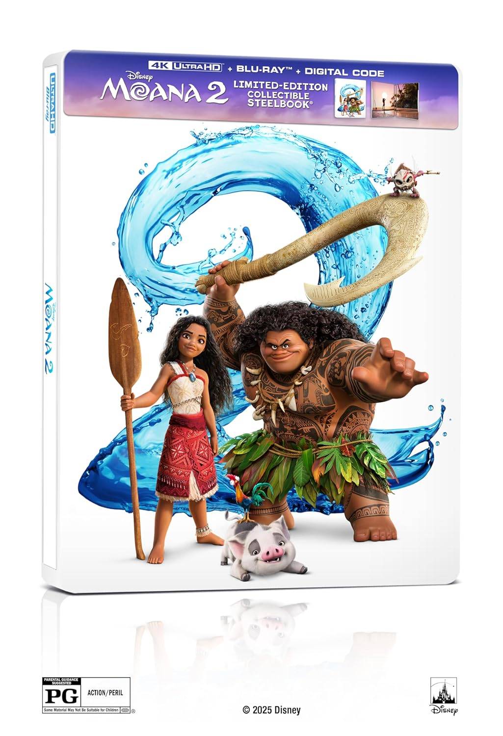 Moana 2的Steelbook到達預訂