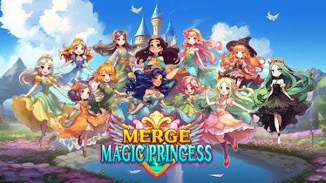 Merge Magic Princess: Tap Game Скриншот 1