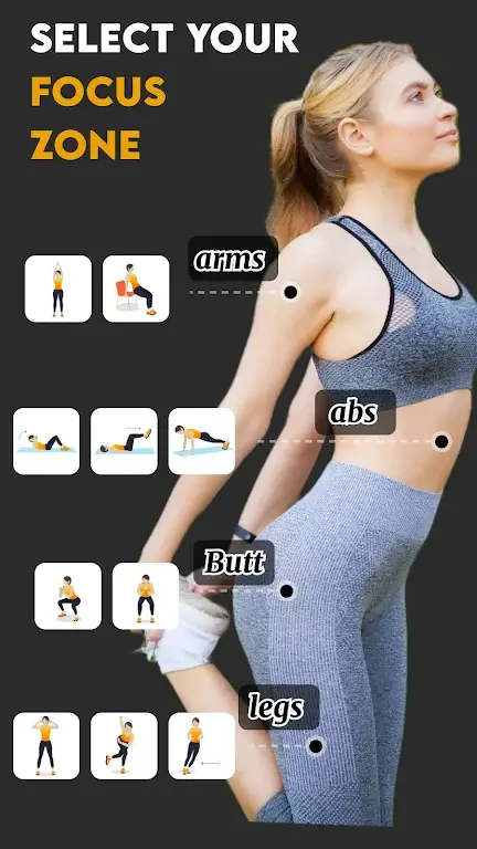 Home Workout - Full Body Workout Schermafbeelding 1