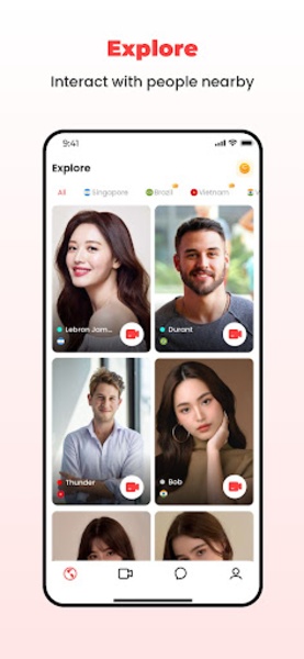 WeLive - Video Chat&Meet Скриншот 3