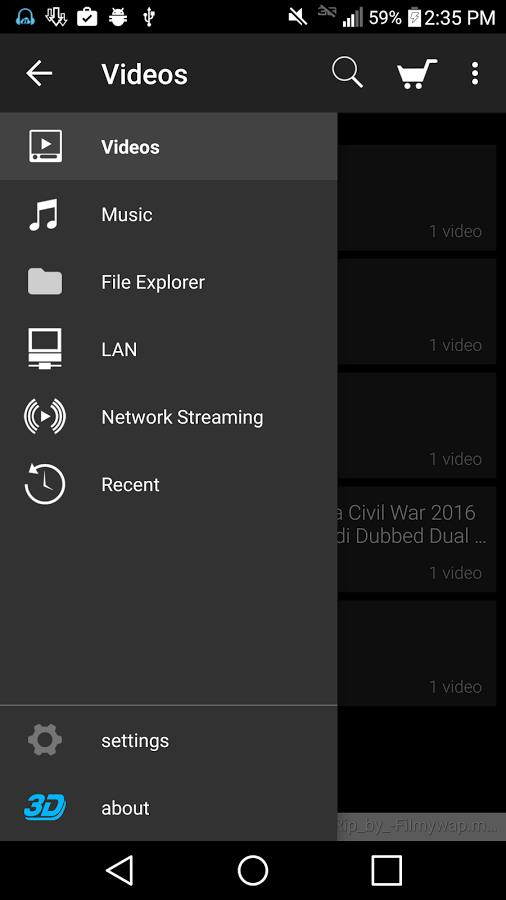 3D Video Player Скриншот 1