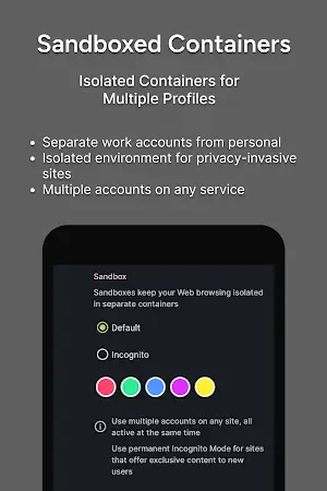 Hermit — Lite Apps Browser Captura de tela 2