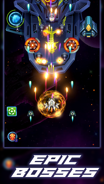Galaxy Squad: Space Shooter Mod স্ক্রিনশট 1