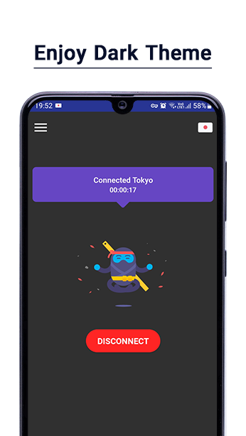 Ninja VPN – Faster, Safer Internet Zrzut ekranu 1