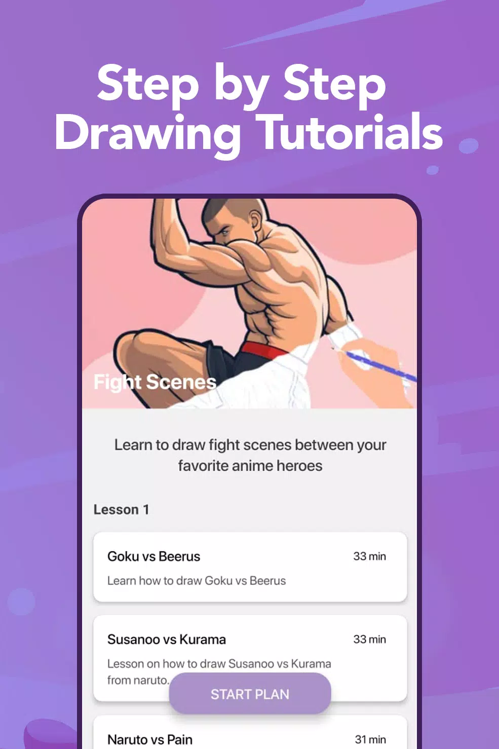 Learn to Draw Anime by Steps Captura de pantalla 2