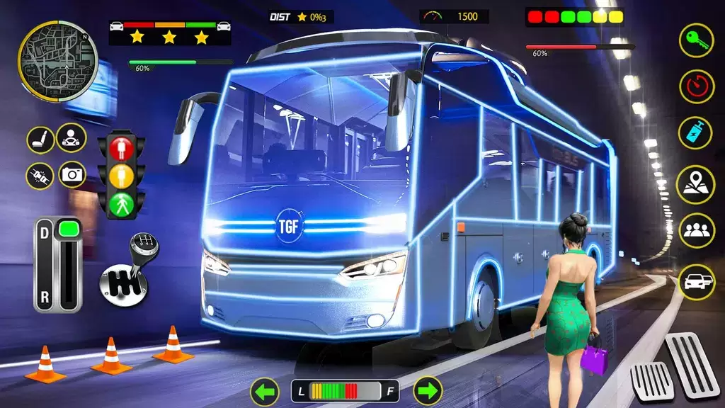 Coach Bus 3D Driving Games Tangkapan skrin 2