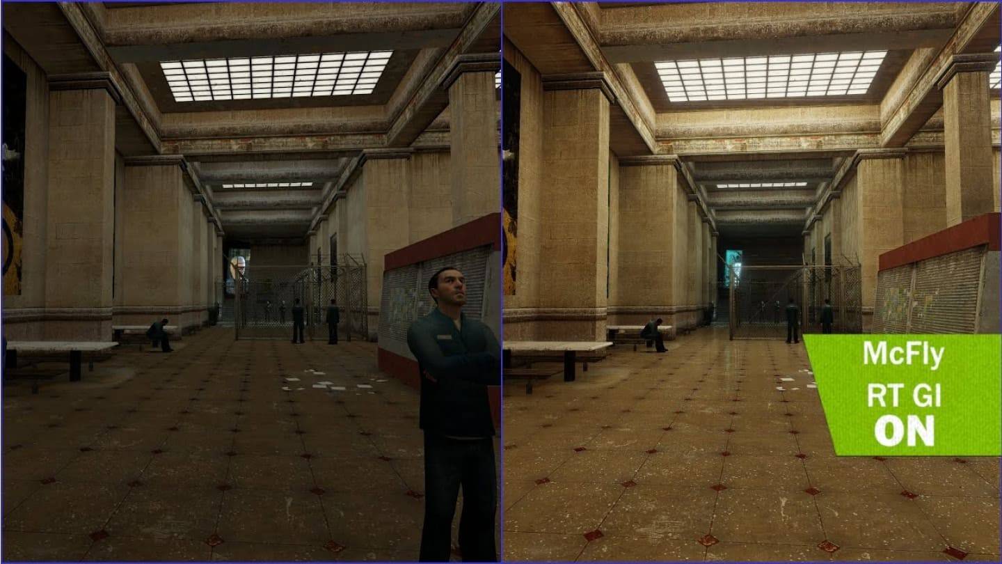 Half-vida original 2 vs. RTX: uma comparação