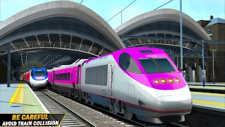 City Train Driving Train Games Schermafbeelding 1