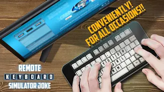 Remote Keyboard Simulator Joke Ekran Görüntüsü 1