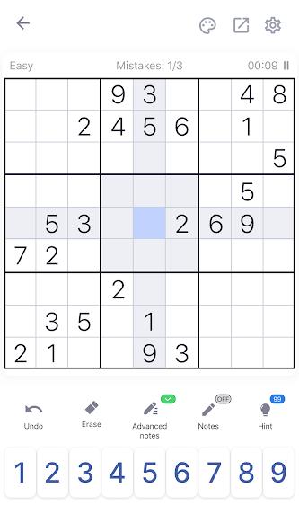 Sudoku - Classic Sudoku Puzzle Mod Schermafbeelding 4