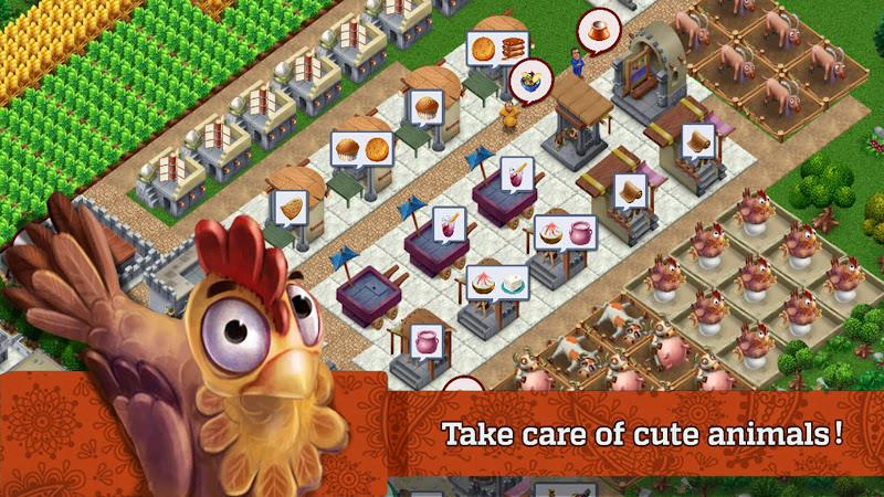 Townscapes: Farm&City Building Captura de tela 4