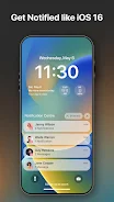 ios 16 lock screen 2023 Скриншот 2