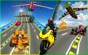 Rocket Car Racing Stunts Скриншот 3