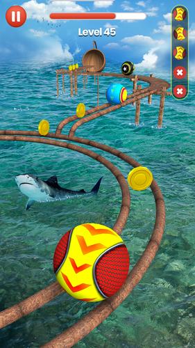 Rolling Sky: Balance Ball Game Schermafbeelding 2